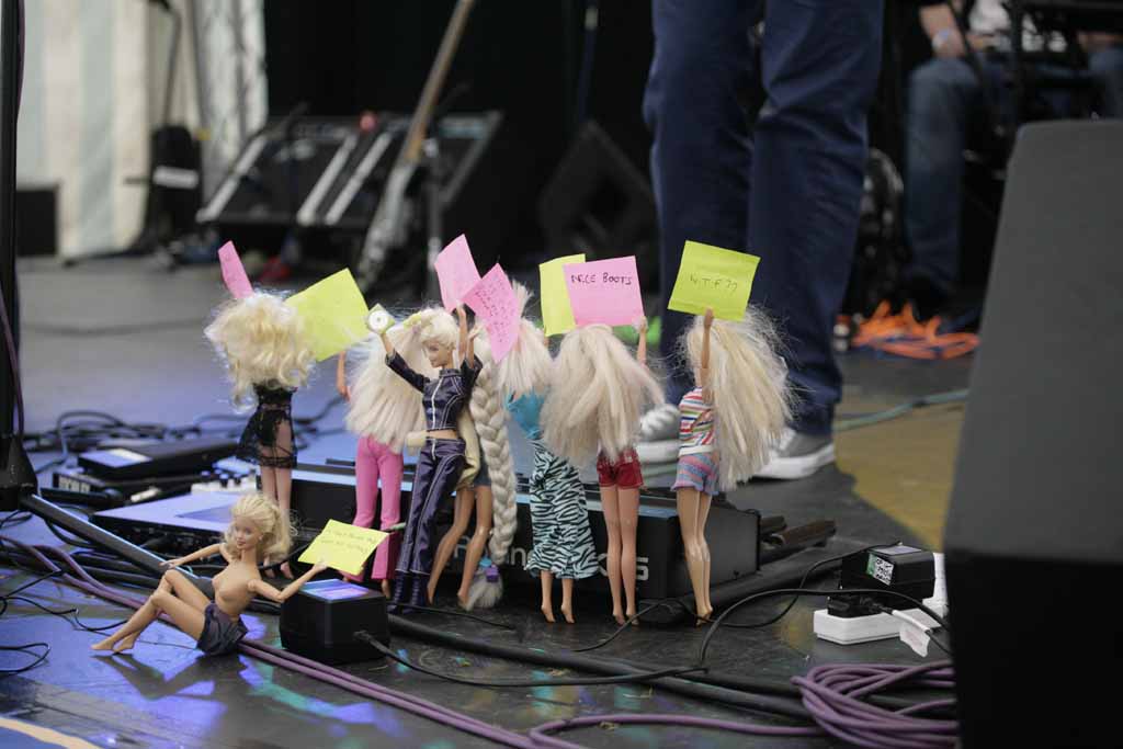 Exhibit A Groupies Barbie Cambridge Rock Festival 2012 